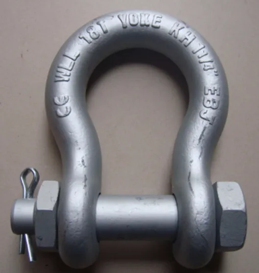 Shackles: carry critical connections and define safety standards